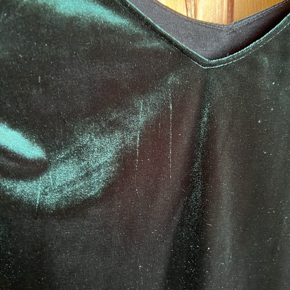 Sanctuary Green Velvet Slip Dress - Picture 6 of 9